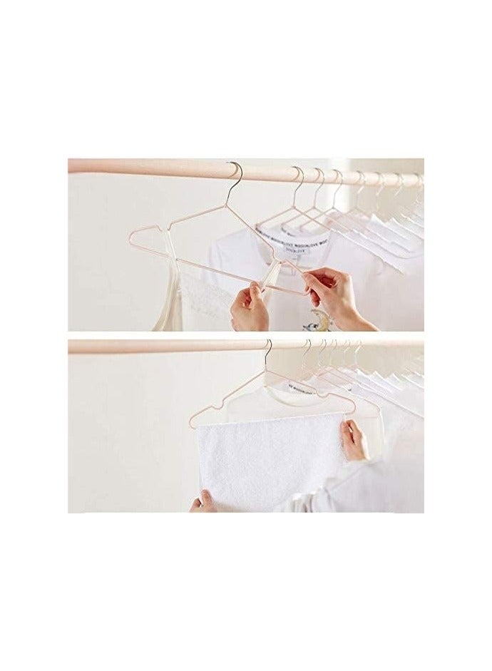 10pcs Clothes Hanger 40*20cm Home Non-slip Metal Drying Rack for Adults - Image 5