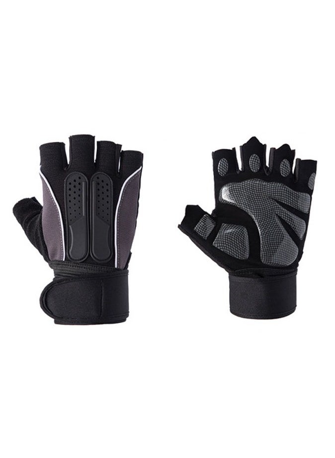 Generic 1 Pair Training Exercise Weight Lifting Half Gloves  - Image 1
