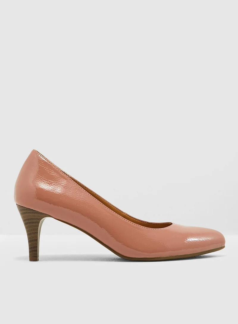 Le Confort Kitten Heel Pump - Blush