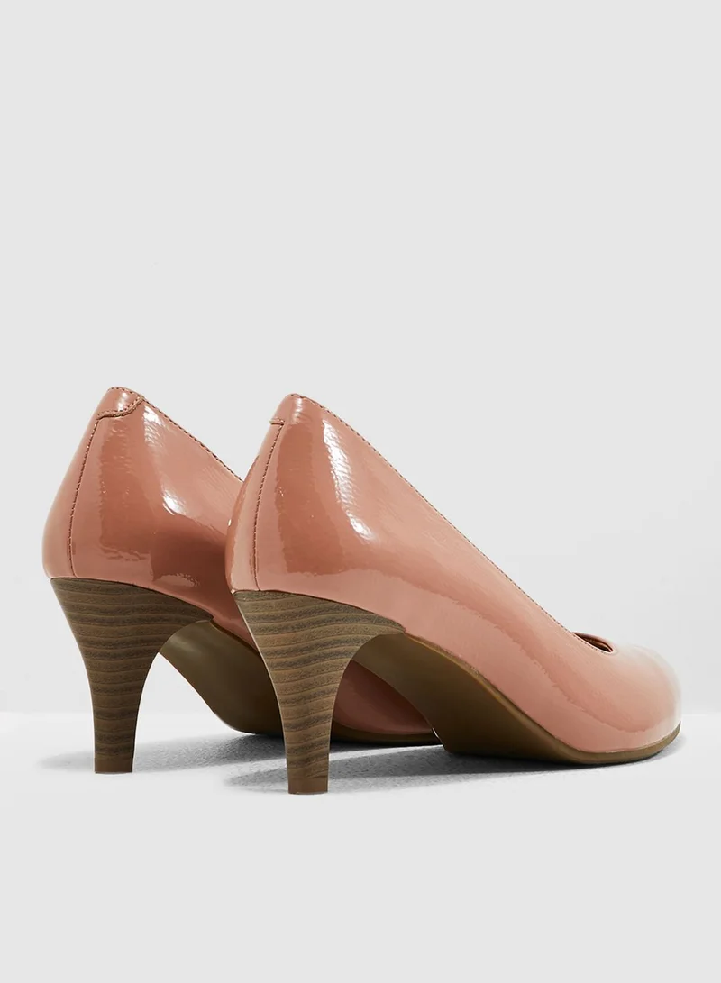 Le Confort Kitten Heel Pump - Blush