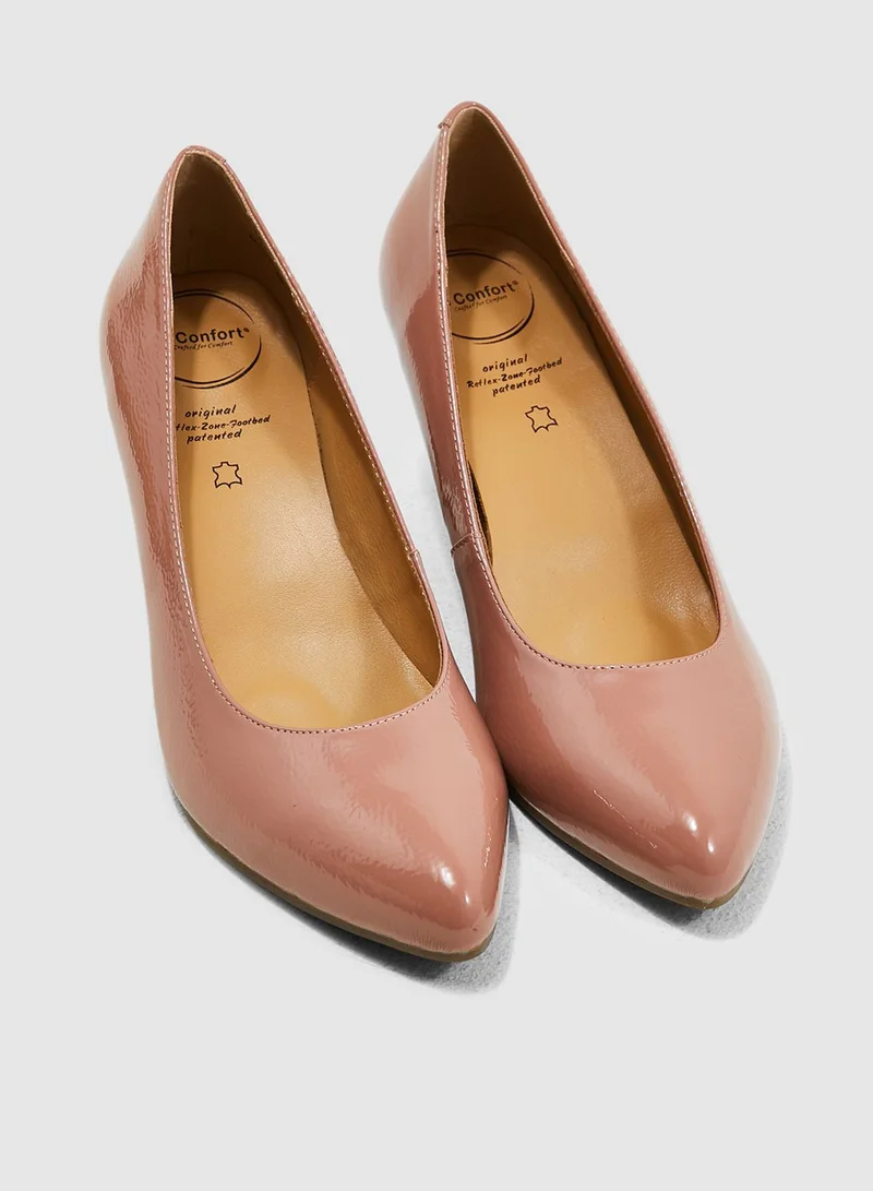 Le Confort Kitten Heel Pump - Blush