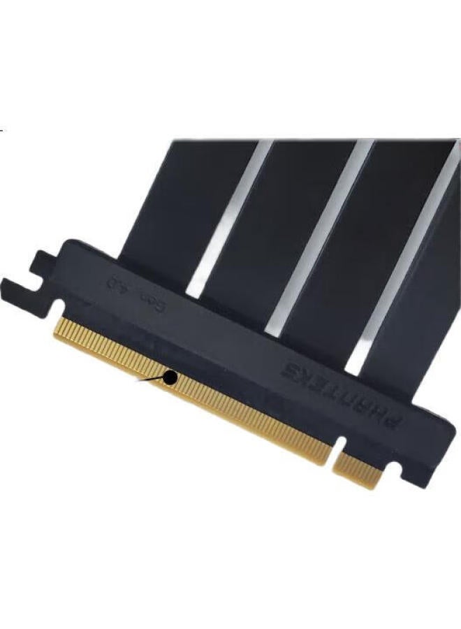 Phanteks Phanteks Fl22 Black Pci-E5.0/4.0 Graphics Card Vertical Extension Cable, Double-Layer Bendable, Emi Anti-Electromagnetic Interference, Gold-Plated, 180 To 90 Degree Rotation, 5090 - Image 3