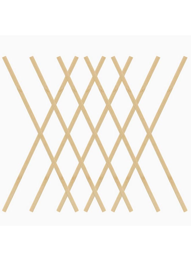 Pllieay - 100 Pieces Bamboo Sticks Wood Strips Wooden Extra Long Sticks For Crafting (15.7 Inches Length × 3/8 Inches Width) - Image 1