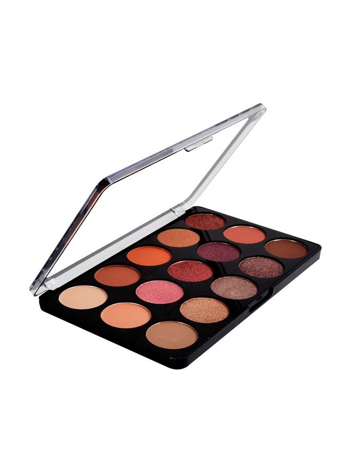 adbeni Intense Eyes Colors 30Gm | 15 Color Eyeshadow Palette | Easy-To-Blend, Long Lasting | Shade-01 - Image 1
