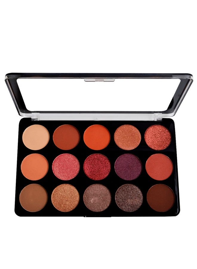 adbeni Intense Eyes Colors 30Gm | 15 Color Eyeshadow Palette | Easy-To-Blend, Long Lasting | Shade-01 - Image 3