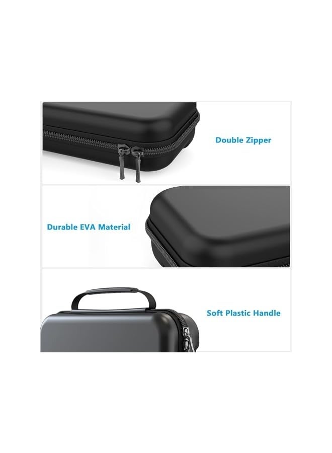 PROMASS Nintendo Switch Carrying Case【Shockproof & Waterproof】 Hard Shell Nintendo Switch Travel Case for Console Joy-Cons Game Cards Cables etc Fit for Nintendo Switch/OLED/Lite (Black) - Image 5