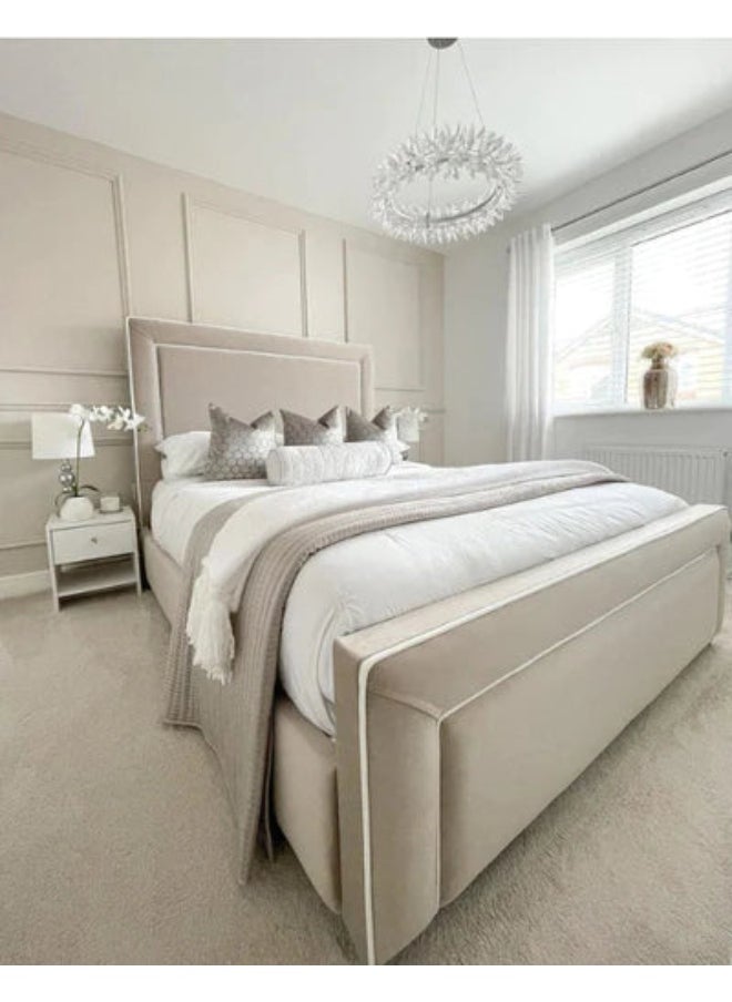 Havana Beds And Upholstery - Hampton Luxury Handmade Double Bed (Suitable Mattress fit :140 cm x 190 cm) - Image 1