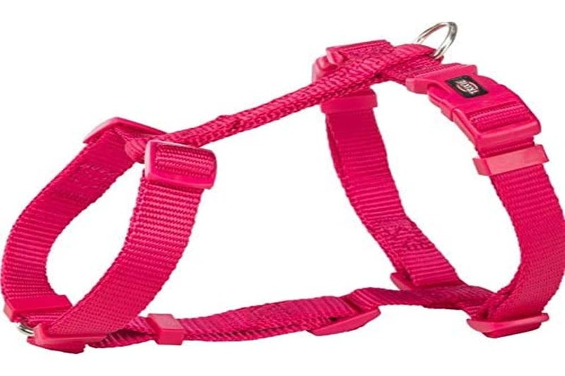 Trixie Premium Touring Harness for Dogs Made with Fleece Padding, Adjustable, and Lightweight Strong D-Ring Keeps The Harness and Leash in Place - S-M (42-60cm,15mm Fuchsia) - Image 2