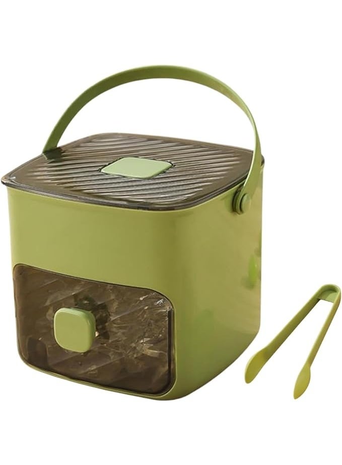 منظم  مكعبات الثلج سهلة الضغط على سطح الطاولة، 48 قطعة من الثلج مع غطاء، وصندوق ثلج وملقط، وقوالب سيليكون آمنة غذائيًا، تُطلق جميع مكعبات الثلج في ثانية واحدة،199 - Image 1