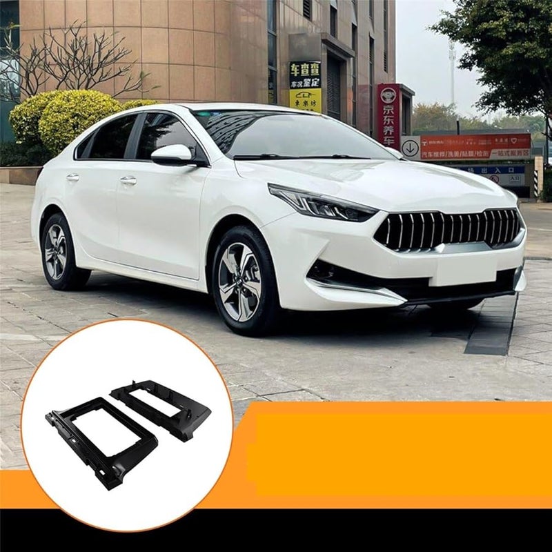Black 10 Inch Car Radio Fascia Frame Adapter for Kia Seltos 2020 2022 Android Radio Panel - Image 3