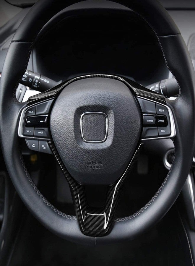 TLIFORT Steering Wheel Trim for Honda Accord 10th 2018 2019 2020 (Carbon Fiber) - Image 2