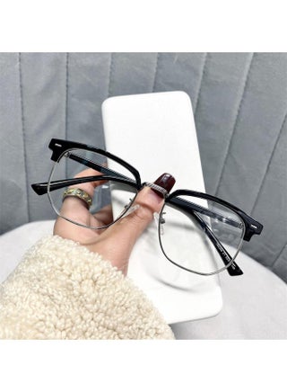 Eyebrow Frame Myopia Glasses Men's Korean-style Trendy Anti-blue Light Tech Men Can Be Equipped With Power Flat Glasses Frame - pzsku/Z848F09A14DEC9F083311Z/45/_/1733819892/a2858c17-7581-467f-9261-50019db566e5