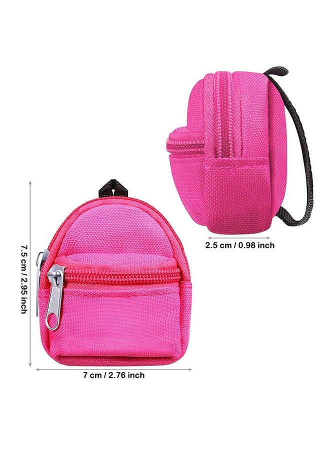 Barwa 5 Pcs Doll Travel Accessories 2 Doll Backpack Bag With Zipper With 2 Sunglasses 1 Telescope For 11.5 Inch Doll… - Image 4