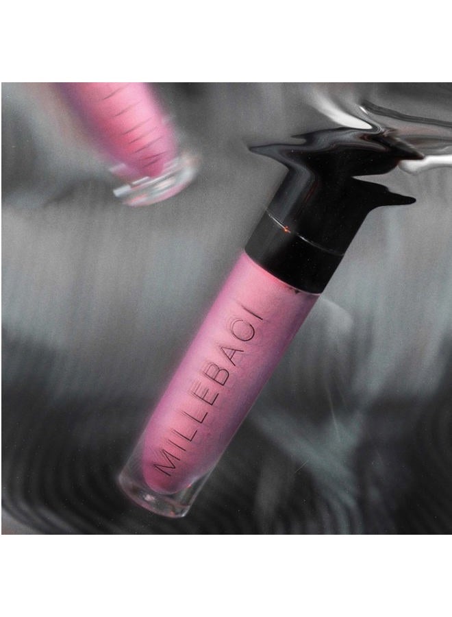 Nouba Millebaci Long Lasting Liquid Lipstick Pink, Lustrous Moisturizing Creamy Formula with Vitamin E Intense Color Pigment High Impact Makeup Lip Cream Color Stick Balm For Women (Color 40) - Image 3