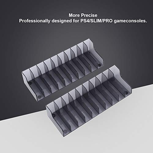 Wendry 2 PCS Game CD Storage Rack, Large Capacity Game Card Box, Wear CD Storage Stand Holder for/SLIM/PRO - Image 4