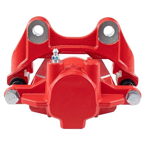 TRQ Rear Performance Brake Caliper Set Red Compatible with 07-20 Cadillac Chevrolet 07-19 GMC - Image 5