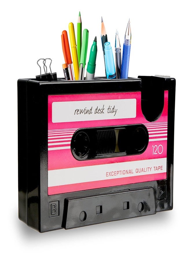 YXQ Fun Tape Dispenser Novelty Unique Pen Dispenser Cool Retro Desk Accessories，Pink - Image 1