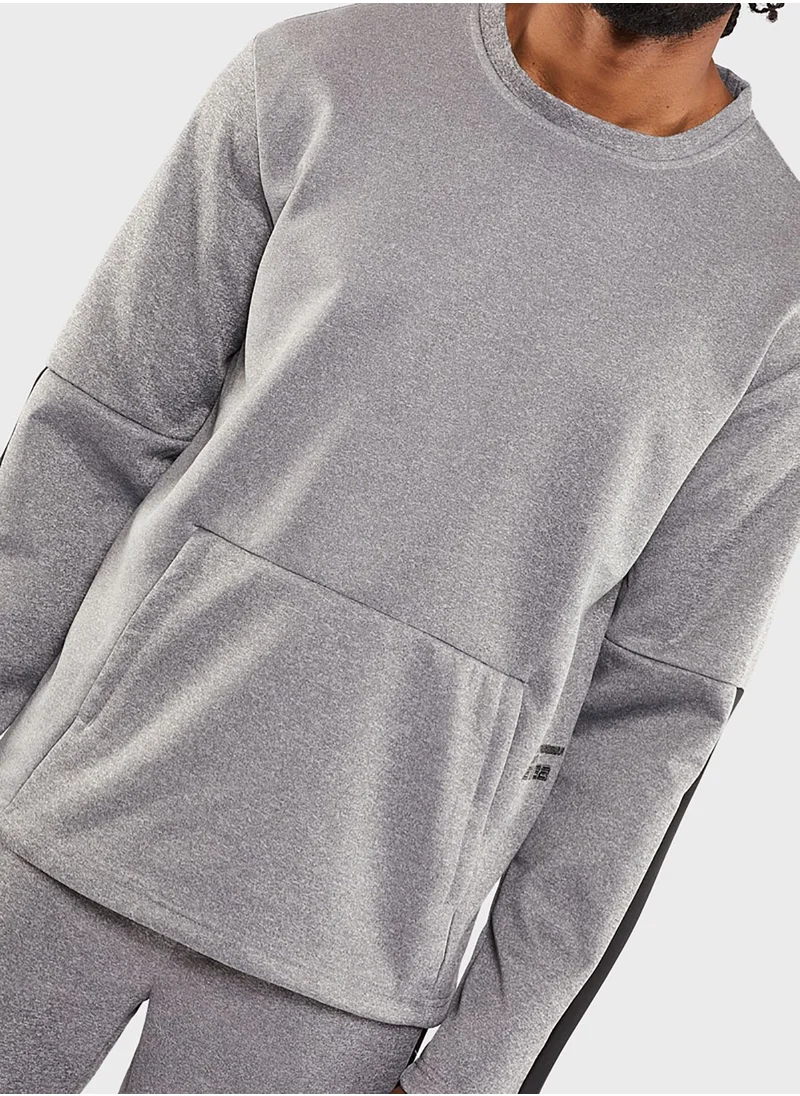 Blue Age Side Colour Block Sweatshirt