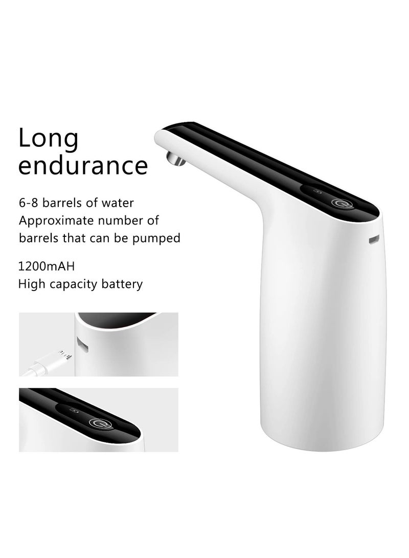 Excefore Automatic rechargable Portable electric water bottle pump for 5 Gallon Effortlessly Dispense Hot Water Anywhere for Home Office and Outdoor Use - Image 2