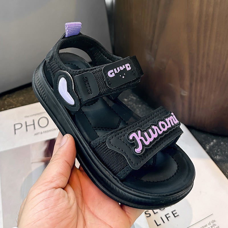 Girls Shoes Sandals 2025 Children'S Shoes Soft Bottom Summer Girls Sports Sandals Beach Shoes - Image 5