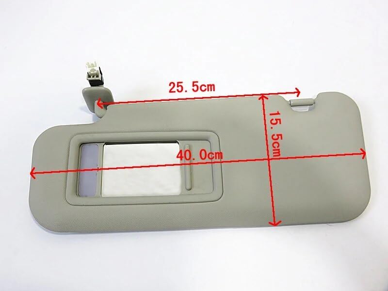 QASULER Sun Visor for Mazda Axela with Make-up Mirror - Image 3