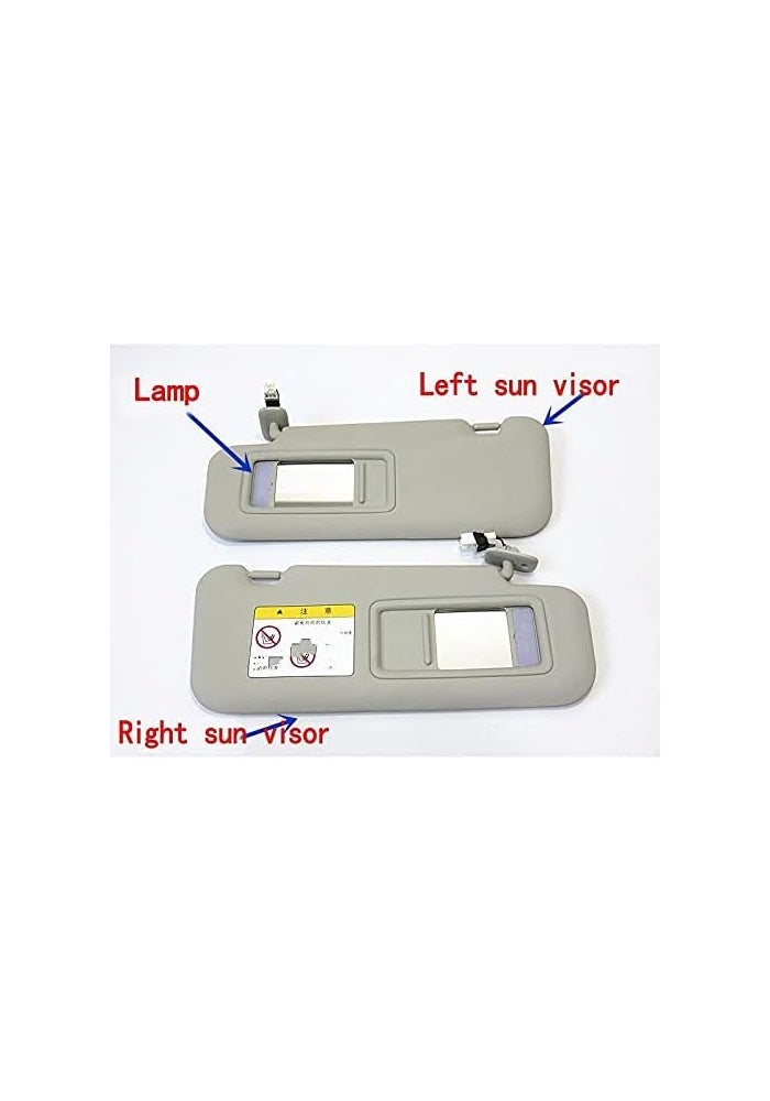 QASULER Sun Visor for Mazda Axela with Make-up Mirror - Image 2