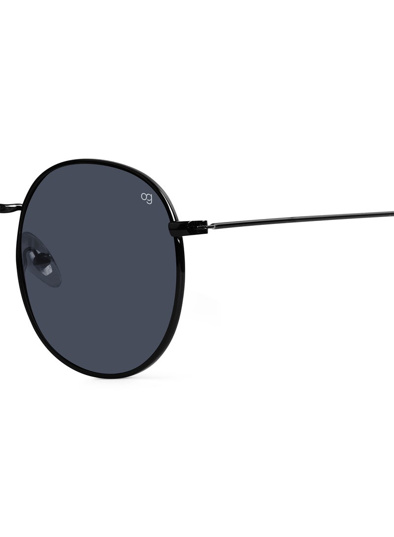 Woggles Black Polarized Round Sunglasses  - Image 2