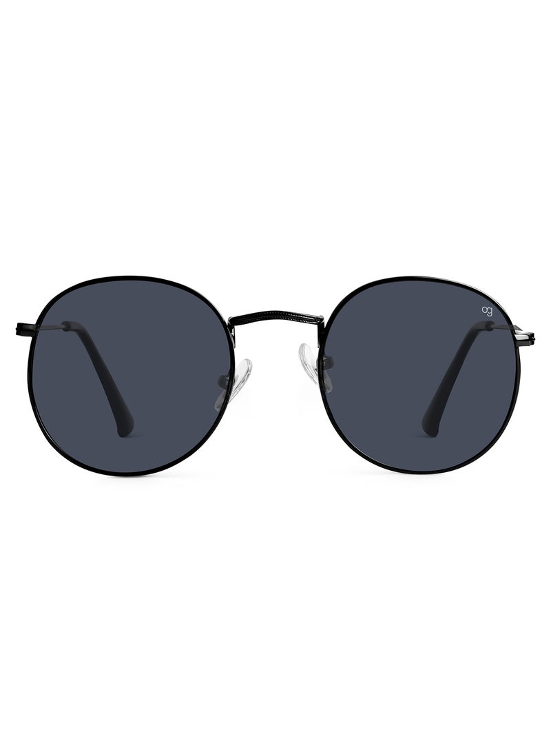 Woggles Black Polarized Round Sunglasses  - Image 3
