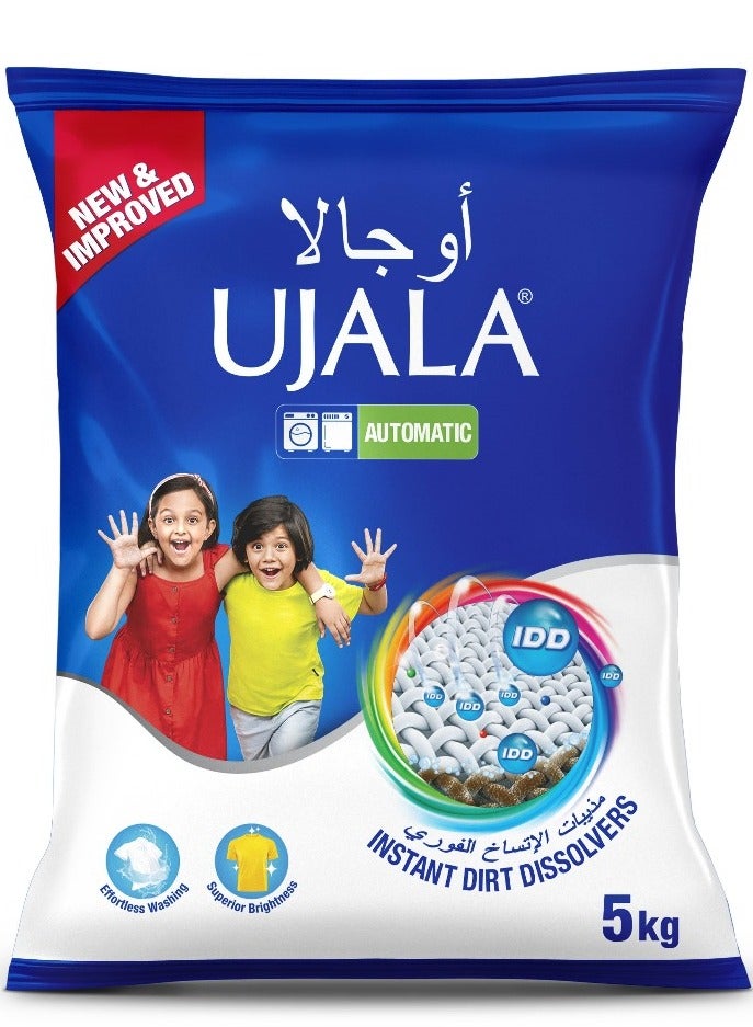 Ujala Automatic Instant Dirt Dissolvers Detergent Powder 5KG - Image 1
