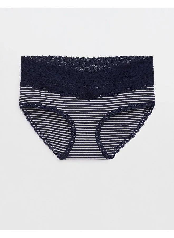 Aerie Superchill Vintage Lace Cotton Boybrief Underwear