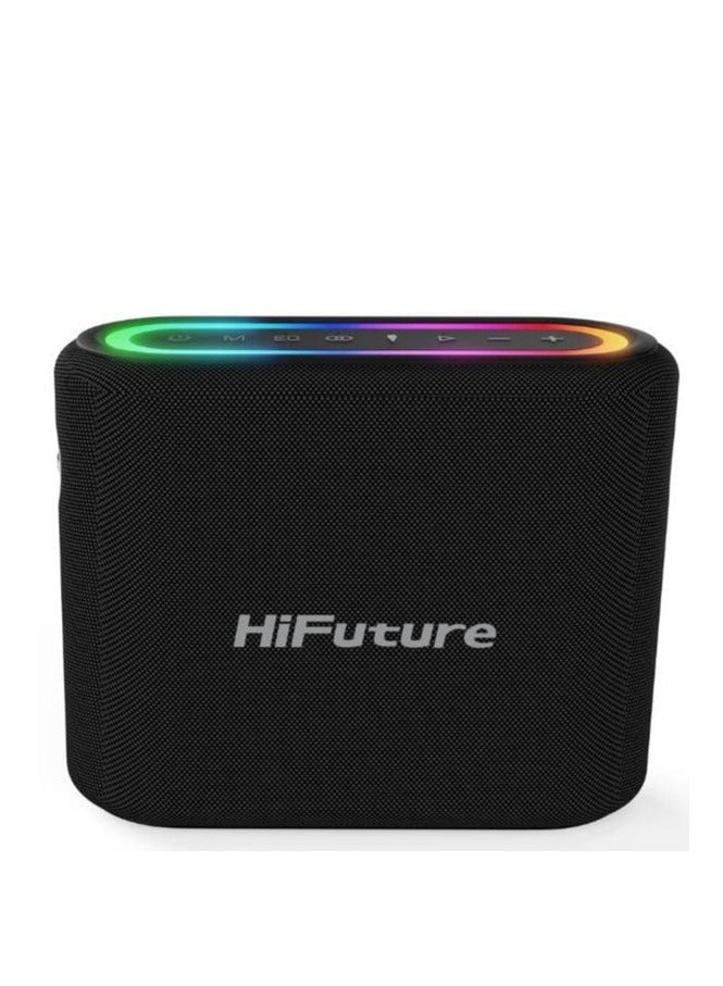HiFuture Vocalist 300 Premium Wireless Bluetooth Speaker, 150W Powerful Output, Dual Microphones, Deep Bass & Clear Sound, Party Speaker – Silver - Image 2