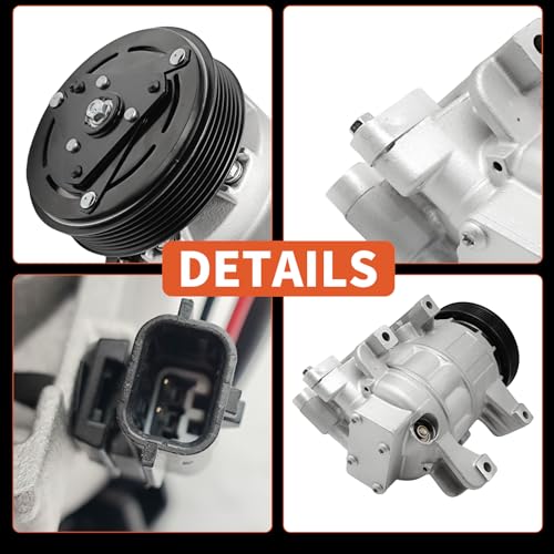 COOLIGO CO 29074C AC Compressor Replacement for Nissan Altima 2.5L L4 2013-2018, with A/C Clutch,Replaces 926003TA2A, 926003TA2B, 926003TA2C, 926003TA2D - Image 3
