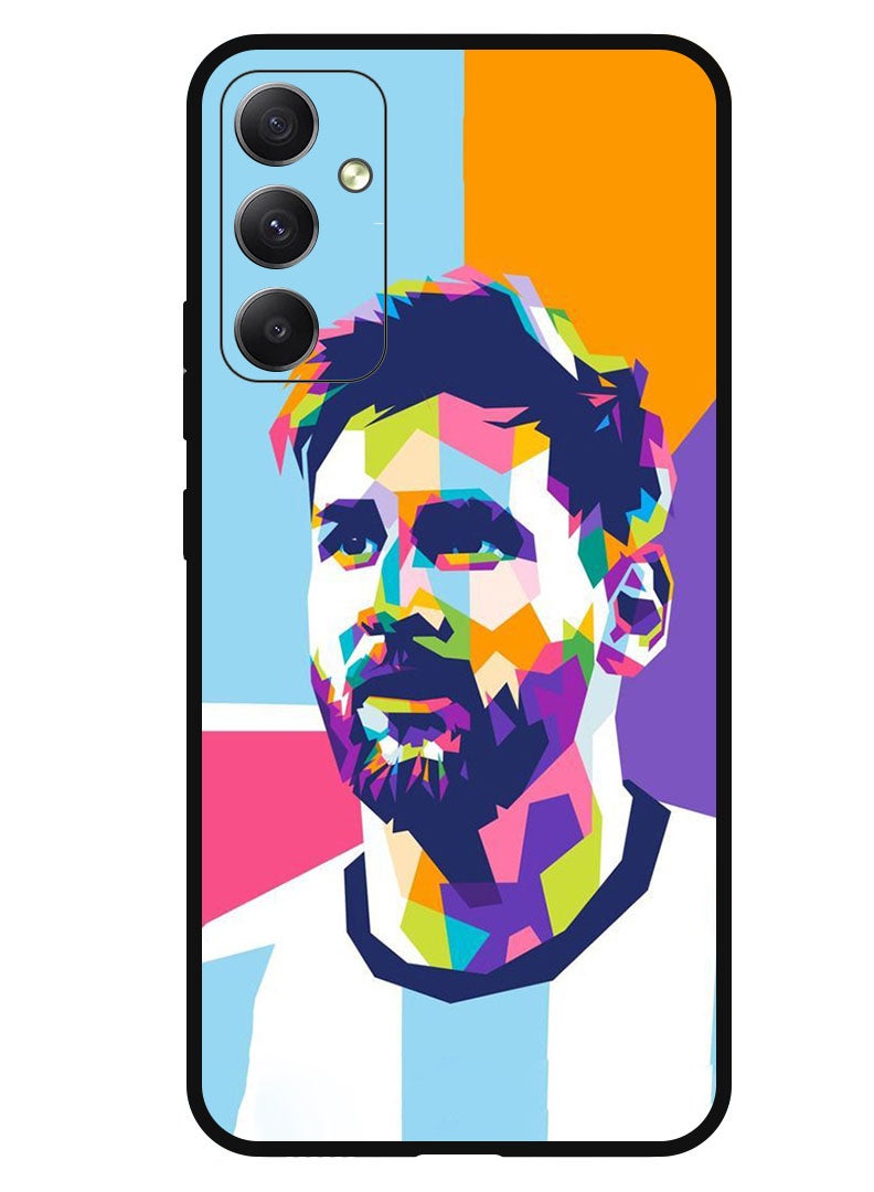 Theodor Protective Case Anti Scratch Shock Proof Bumper Cover For Samsung Galaxy F54 MessiColourful - Image 1