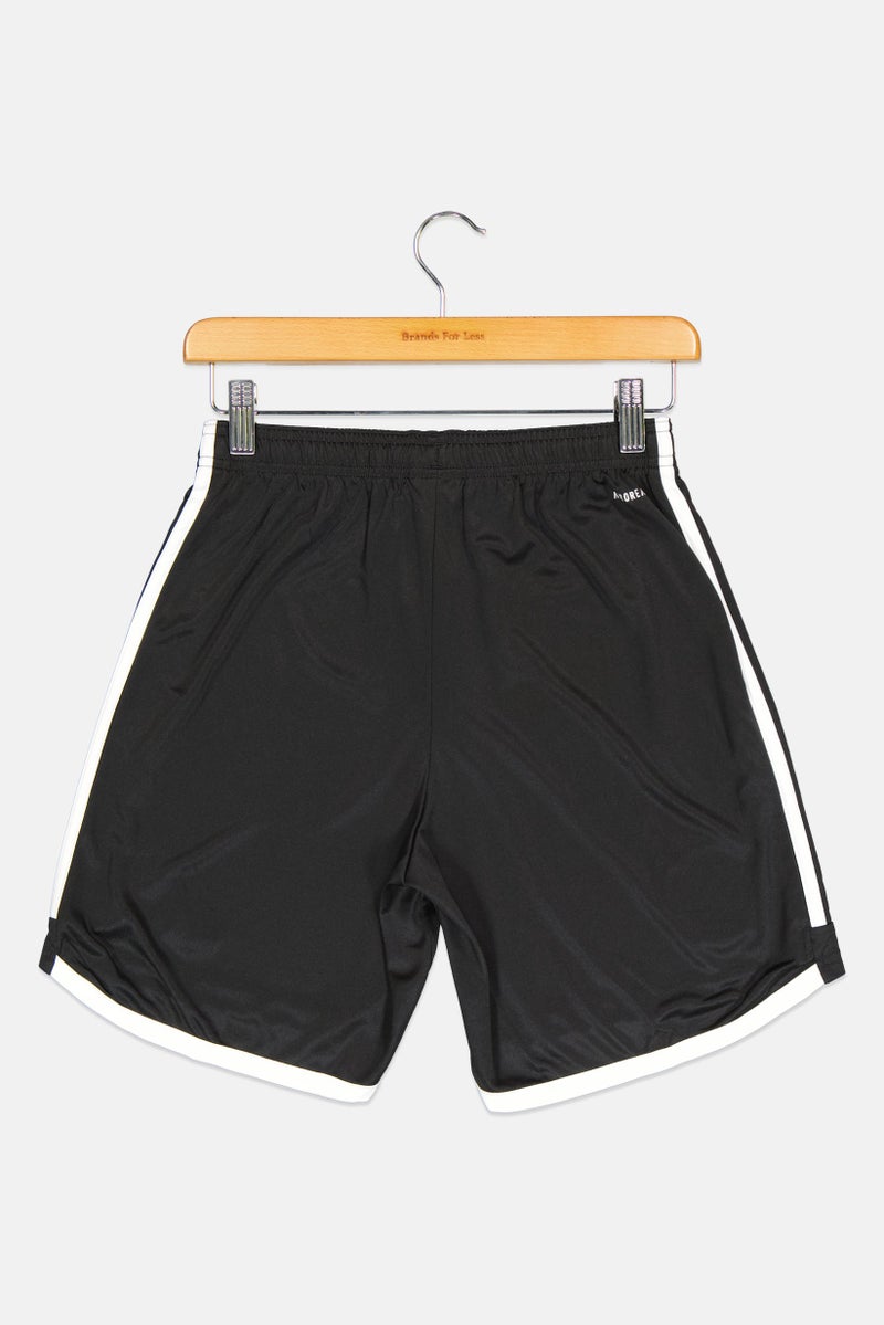 Adidas Kids Boy Sportswear Fit Manchester United Football Shorts, Black  - Image 2