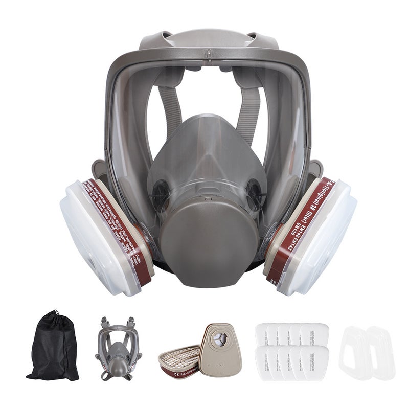 Gas Mask Spray Paint Pesticide Decoration Formaldehyde Fire Chemical Gas 6800 Same Full Face Mask - Image 2
