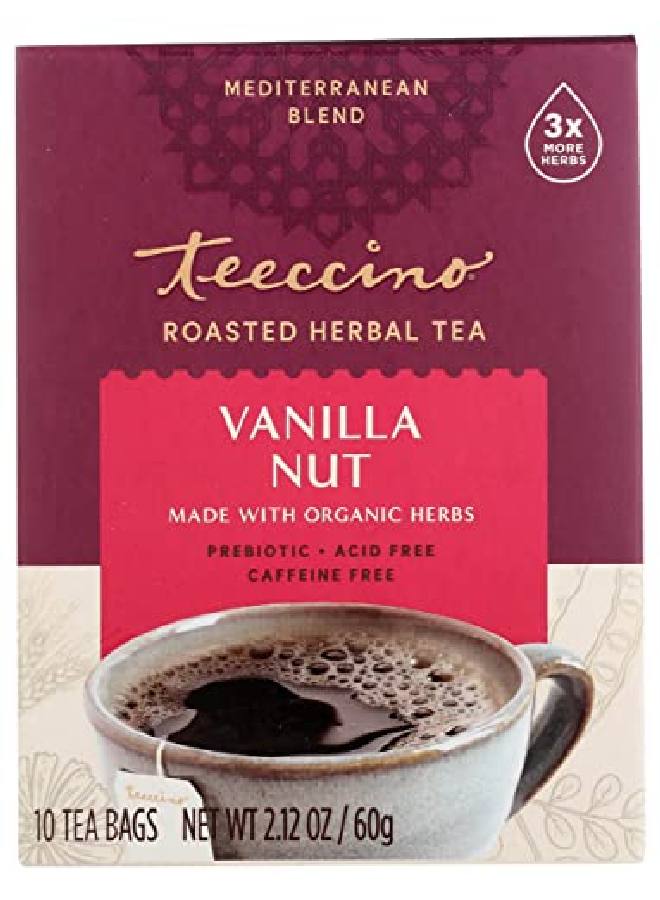 teeccino شاي أعشاب فانيليا مكسرات 10 عد - Image 2