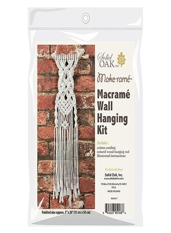 Solid Oak Small Format Macrame Kit-Celtic Braids - Image 3