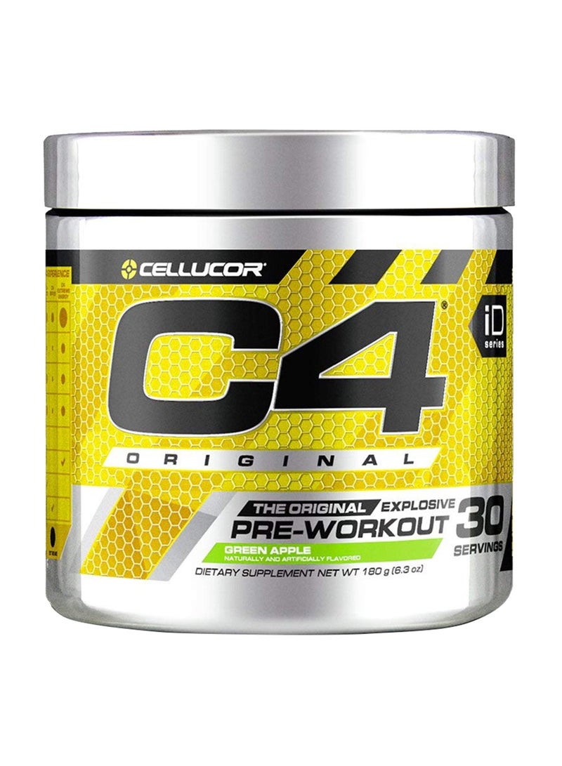 C4 Original Idseries Pre-Workout, Green Apple, 60 Servings, 180g