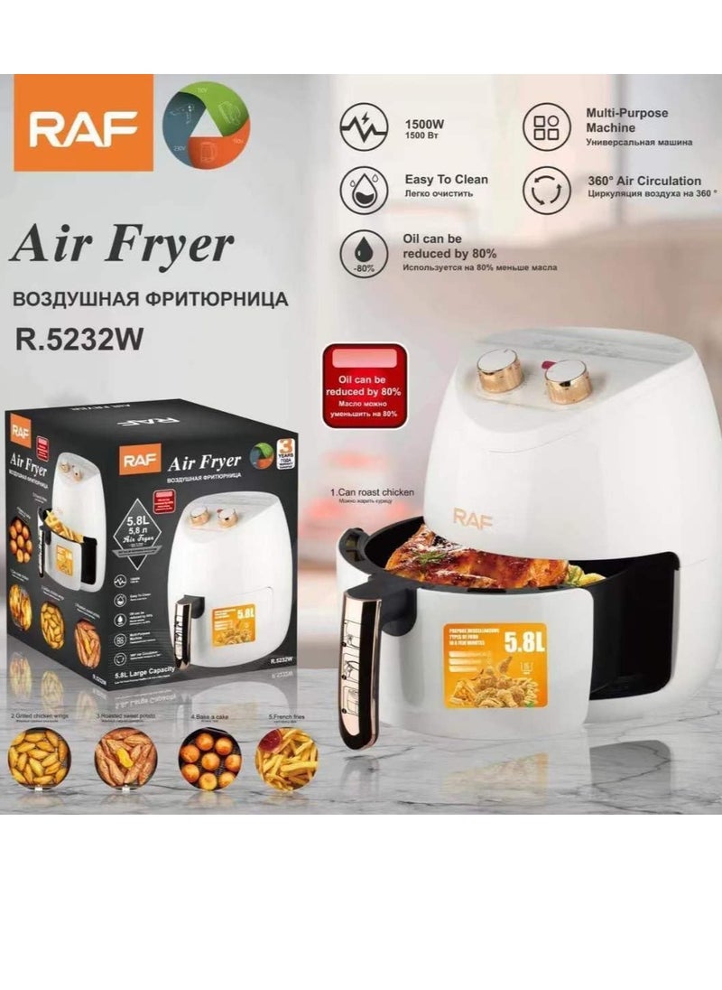 Digital fryer without oil/5.8 liters - R.5232 - white - RAF - 1500 watts - pzsku/Z8490335A37A8D1B358A0Z/45/_/1733919776/c7bdd2bc-17d7-49bf-ad1c-1e88ca1e2ed4