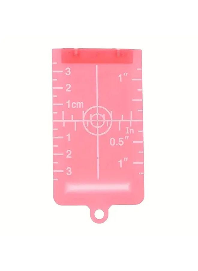Laser Level Target Board Red Line Beam Distance Plate Durable Plastic No Battery Needed - Image 1