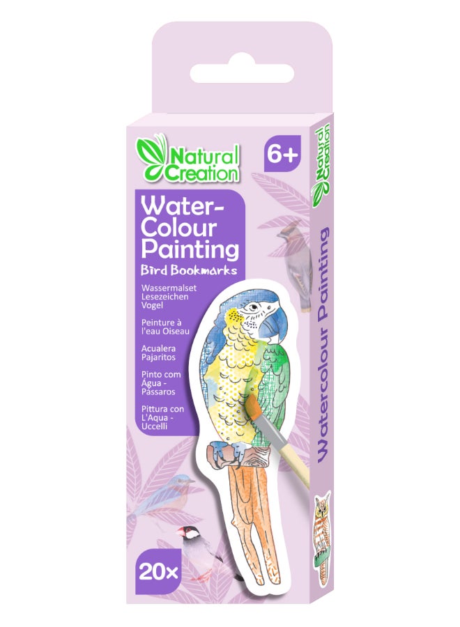 Avenir Paint by Water - Bookmarks - Bird Multicolour | Paint by Water Art lets little ones discover easy, fun painting - with no mess! | Ages 3+ - Image 1