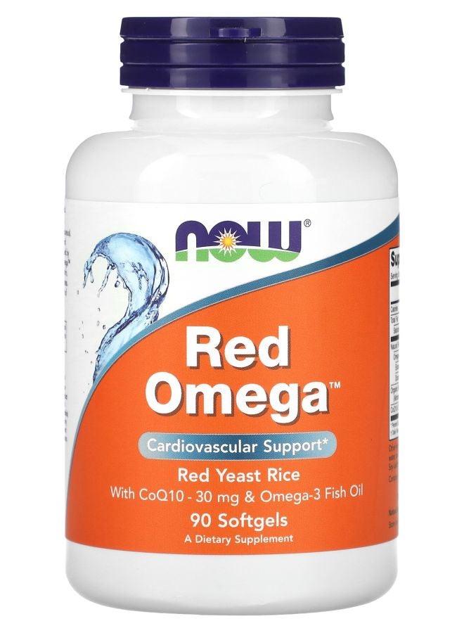 now Red Omega 90 Softgels - Image 1