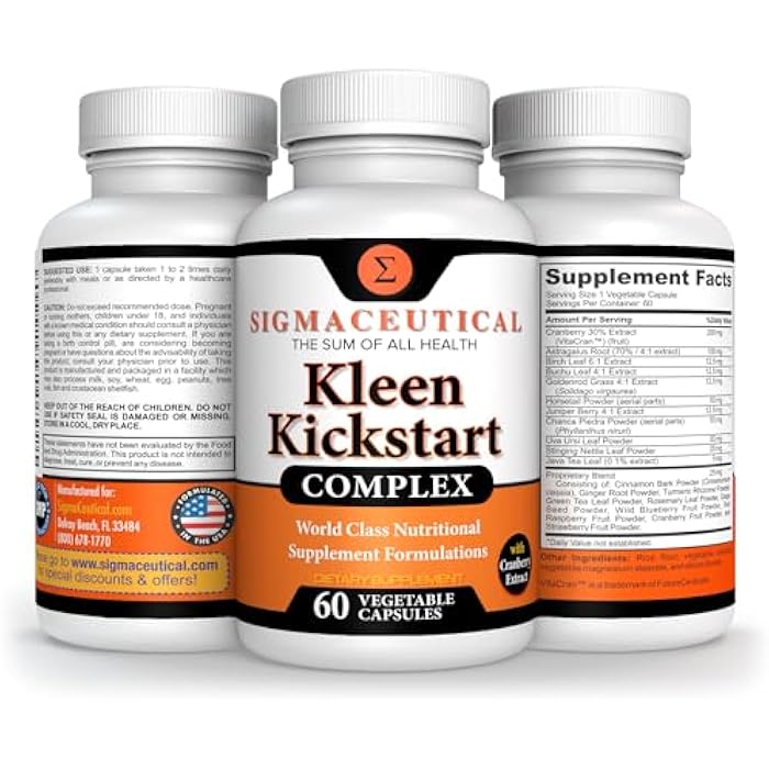SIGMACEUTICAL Kidney Cleanse Supplement – Advanced Herbal Formula with Cranberry Extract for Kidney Support, Urinary Tract Health & Fluid Balance – 60 Vegetarian Capsules - Image 4