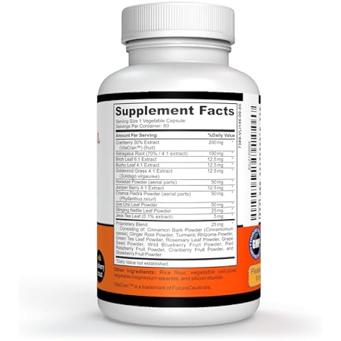 SIGMACEUTICAL Kidney Cleanse Supplement – Advanced Herbal Formula with Cranberry Extract for Kidney Support, Urinary Tract Health & Fluid Balance – 60 Vegetarian Capsules - Image 5