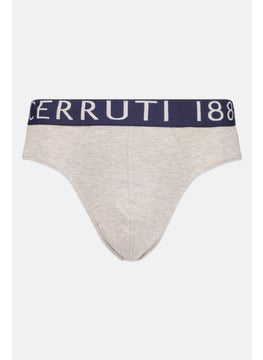 CERRUTI 1881 Men Brand Logo Brief, Grey  - Image 1