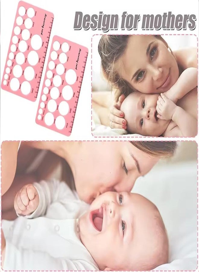 PandaEar Nipple Ruler, Breast Pump Flange Size Ruler, Silicone Measurement Tool Nipple Sizer for New Moms Breastfeeding Women - Image 5