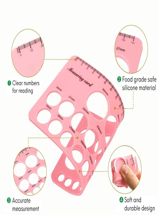 PandaEar Nipple Ruler, Breast Pump Flange Size Ruler, Silicone Measurement Tool Nipple Sizer for New Moms Breastfeeding Women - Image 3