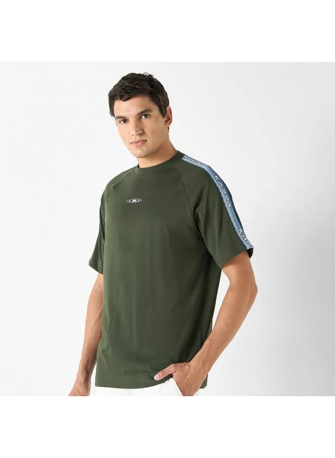 Kappa Kappa Logo Print T-shirt with Short Sleeves