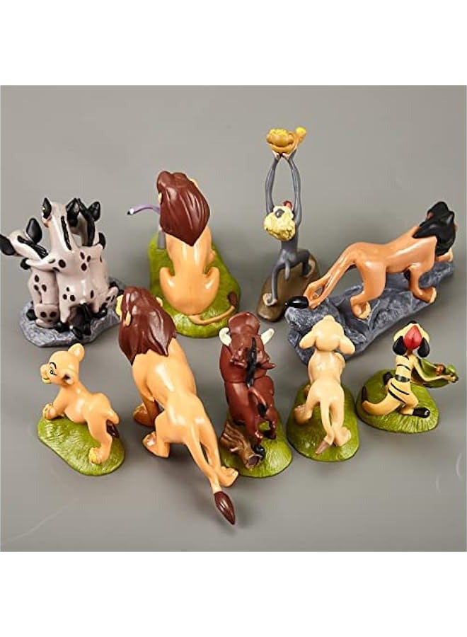DURKU 9 Lion King Toys, 2-4 inch Lion King Figures - Perfect Cake Topper or Birthday Gift for Kids - Image 3