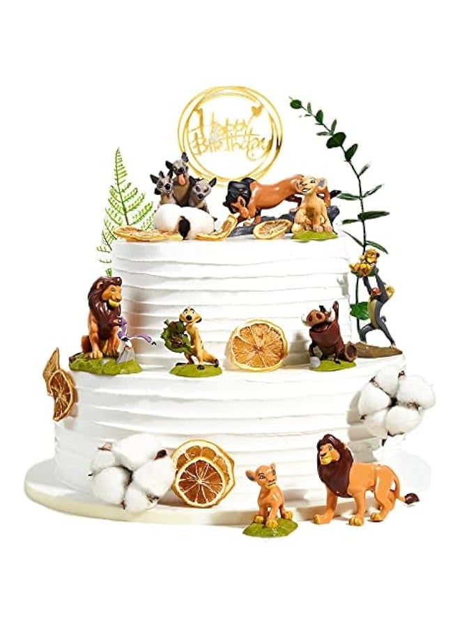 DURKU 9 Lion King Toys, 2-4 inch Lion King Figures - Perfect Cake Topper or Birthday Gift for Kids - Image 4